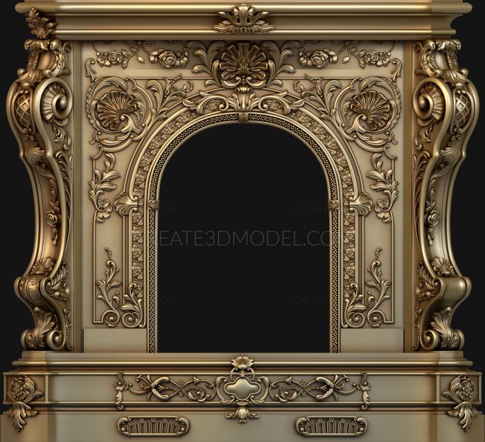 نموذج ثلاثي الأبعاد لآلة CNC المواقد 