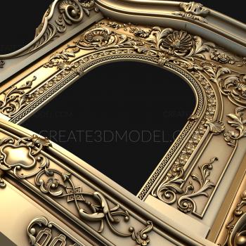 نموذج ثلاثي الأبعاد لآلة CNC المواقد 