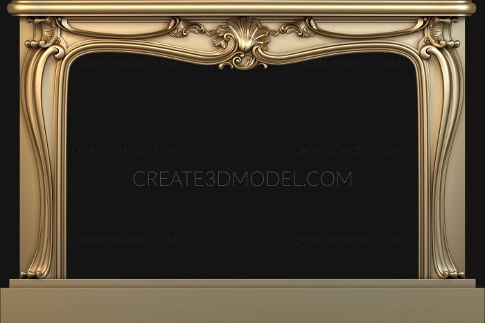 نموذج ثلاثي الأبعاد لآلة CNC المواقد 