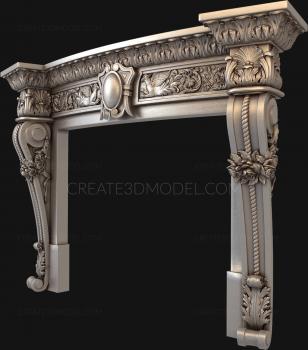 نموذج ثلاثي الأبعاد لآلة CNC المواقد 