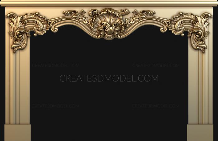 نموذج ثلاثي الأبعاد لآلة CNC المواقد 