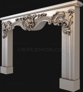 نموذج ثلاثي الأبعاد لآلة CNC المواقد 