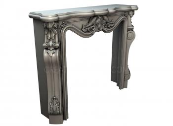 نموذج ثلاثي الأبعاد لآلة CNC المواقد 