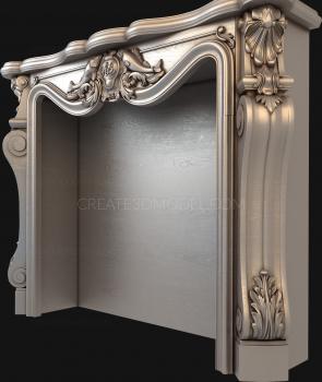 نموذج ثلاثي الأبعاد لآلة CNC المواقد 