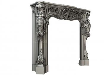 Fireplaces (KM_0147) 3D model for CNC machine