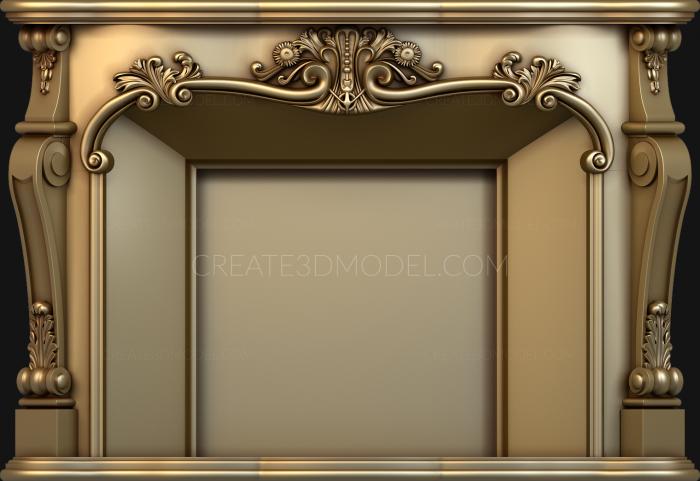 نموذج ثلاثي الأبعاد لآلة CNC المواقد 