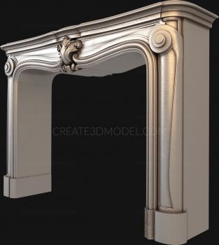 نموذج ثلاثي الأبعاد لآلة CNC المواقد 