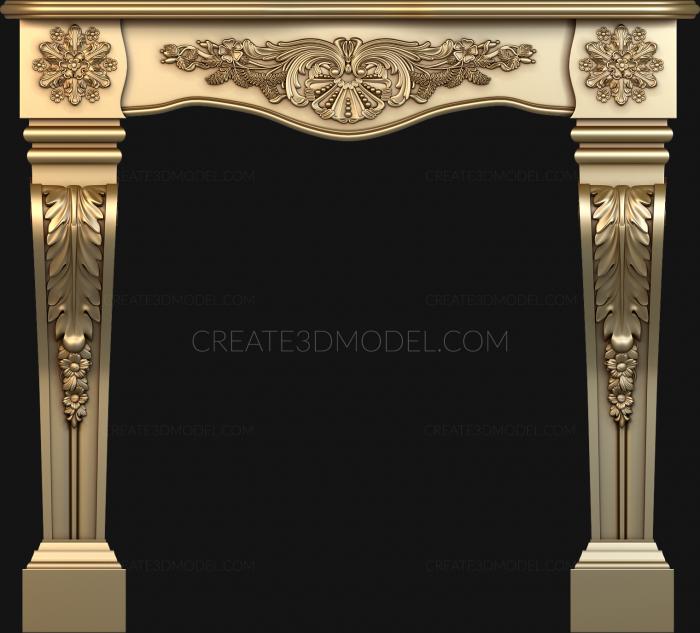 نموذج ثلاثي الأبعاد لآلة CNC المواقد 