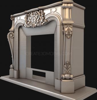 نموذج ثلاثي الأبعاد لآلة CNC المواقد 