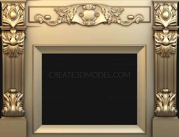 نموذج ثلاثي الأبعاد لآلة CNC المواقد 