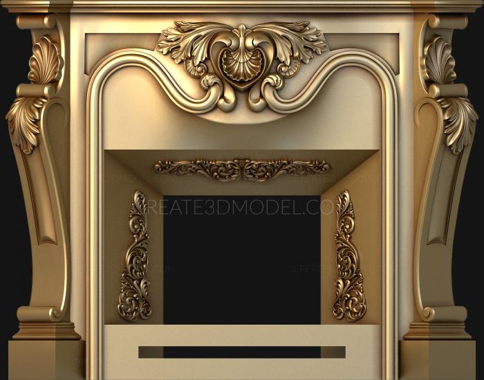 نموذج ثلاثي الأبعاد لآلة CNC المواقد 