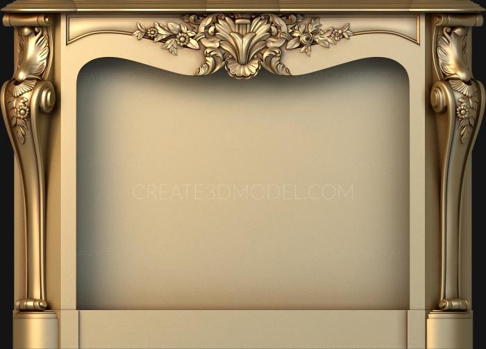 نموذج ثلاثي الأبعاد لآلة CNC المواقد 