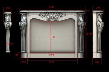 نموذج ثلاثي الأبعاد لآلة CNC المواقد 