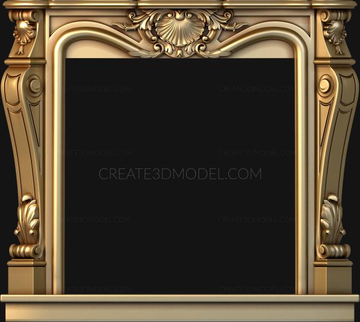 نموذج ثلاثي الأبعاد لآلة CNC المواقد 