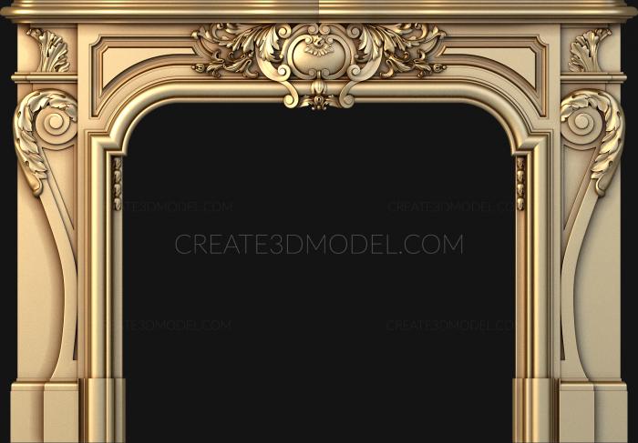 نموذج ثلاثي الأبعاد لآلة CNC المواقد 