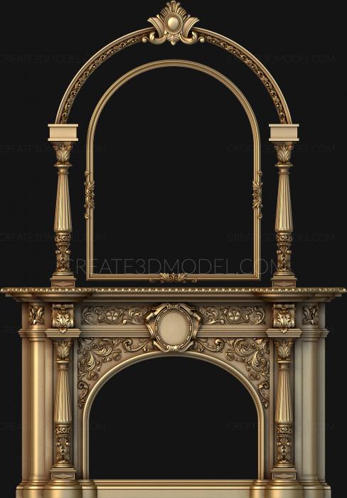 نموذج ثلاثي الأبعاد لآلة CNC المواقد 