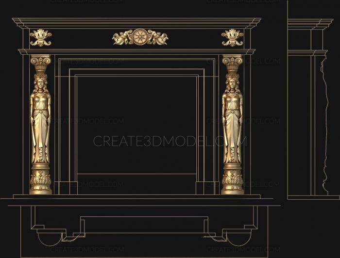 نموذج ثلاثي الأبعاد لآلة CNC المواقد 