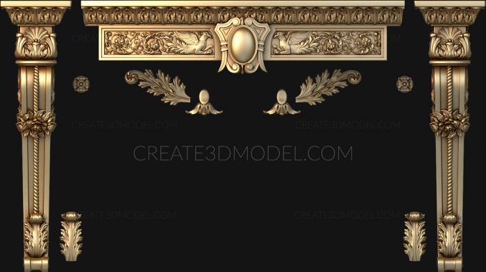 نموذج ثلاثي الأبعاد لآلة CNC المواقد 