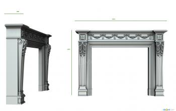 نموذج ثلاثي الأبعاد لآلة CNC المواقد 