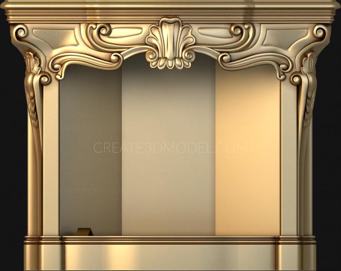 نموذج ثلاثي الأبعاد لآلة CNC المواقد 