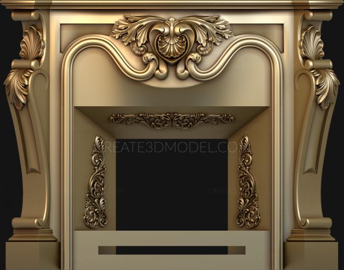 نموذج ثلاثي الأبعاد لآلة CNC المواقد 