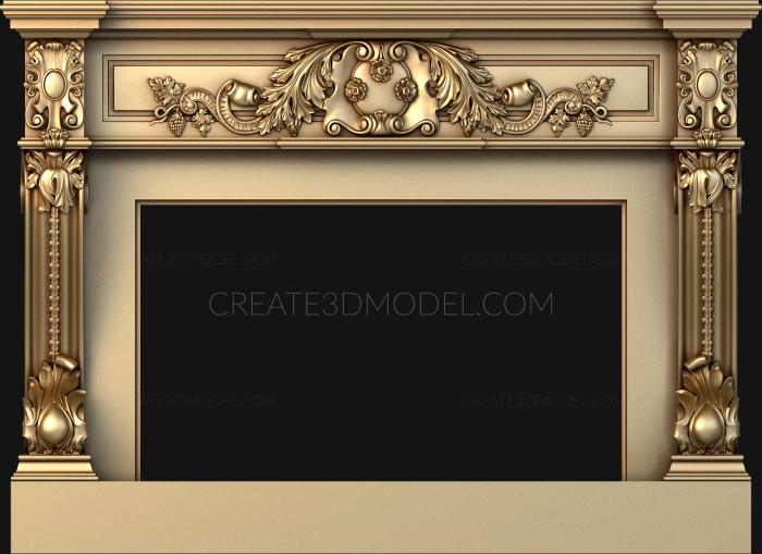 نموذج ثلاثي الأبعاد لآلة CNC المواقد 