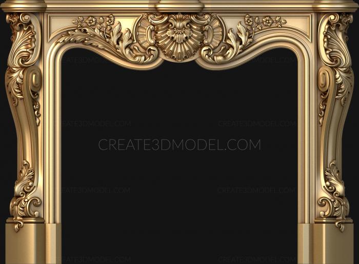 نموذج ثلاثي الأبعاد لآلة CNC المواقد 