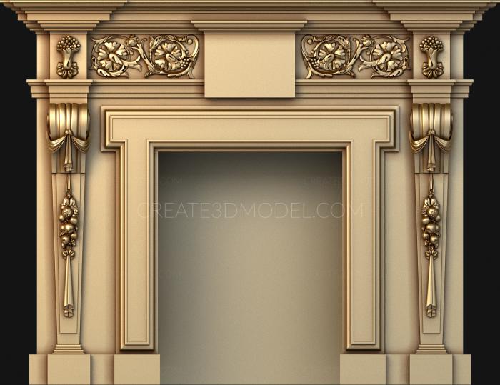 نموذج ثلاثي الأبعاد لآلة CNC المواقد 