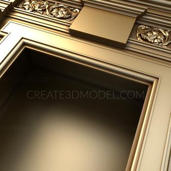 نموذج ثلاثي الأبعاد لآلة CNC المواقد 