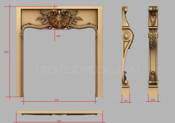 نموذج ثلاثي الأبعاد لآلة CNC المواقد 