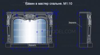 نموذج ثلاثي الأبعاد لآلة CNC المواقد 