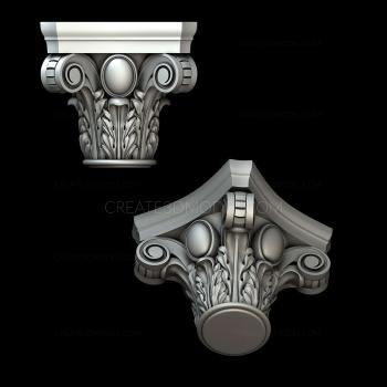 Chapiters (KP_0499) 3D model for CNC machine