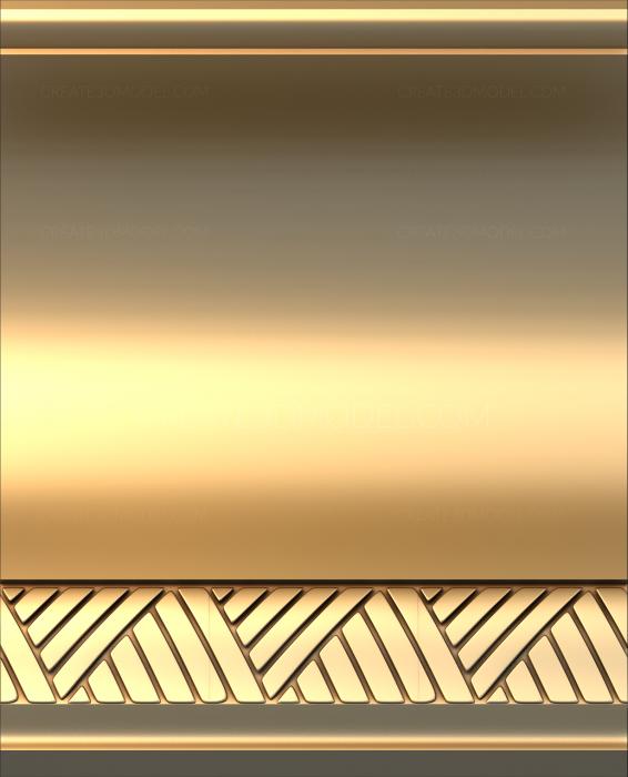 Cornice (KRN_0040) 3D model for CNC machine