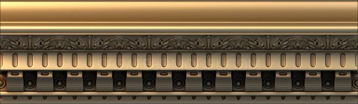 Cornice (KRN_0046) 3D model for CNC machine