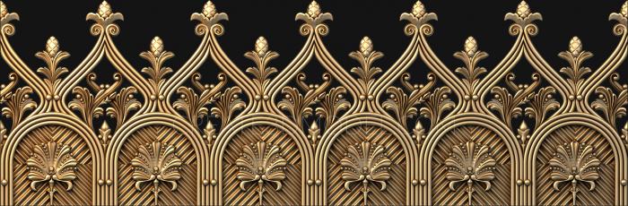 Cornice (KRN_0056) 3D model for CNC machine