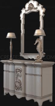 Chests of drawers (KMD_0058) 3D model for CNC machine