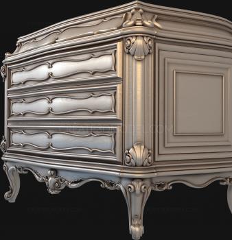 Chests of drawers (KMD_0074) 3D model for CNC machine