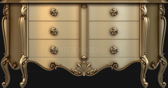 Chests of drawers (KMD_0084) 3D model for CNC machine