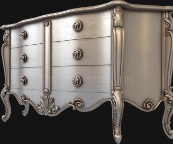 Chests of drawers (KMD_0084) 3D model for CNC machine