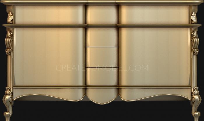 Chests of drawers (KMD_0111) 3D model for CNC machine