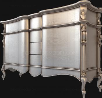 Chests of drawers (KMD_0111) 3D model for CNC machine