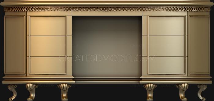 Chests of drawers (KMD_0117) 3D model for CNC machine