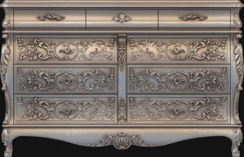 Chests of drawers (KMD_0119) 3D model for CNC machine