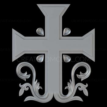 نموذج ثلاثي الأبعاد لآلة CNC الصلبان والصلبان 