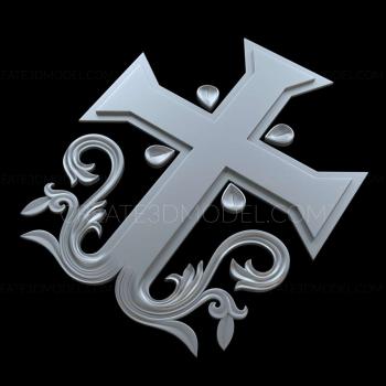 نموذج ثلاثي الأبعاد لآلة CNC الصلبان والصلبان 