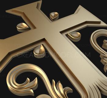 نموذج ثلاثي الأبعاد لآلة CNC الصلبان والصلبان 