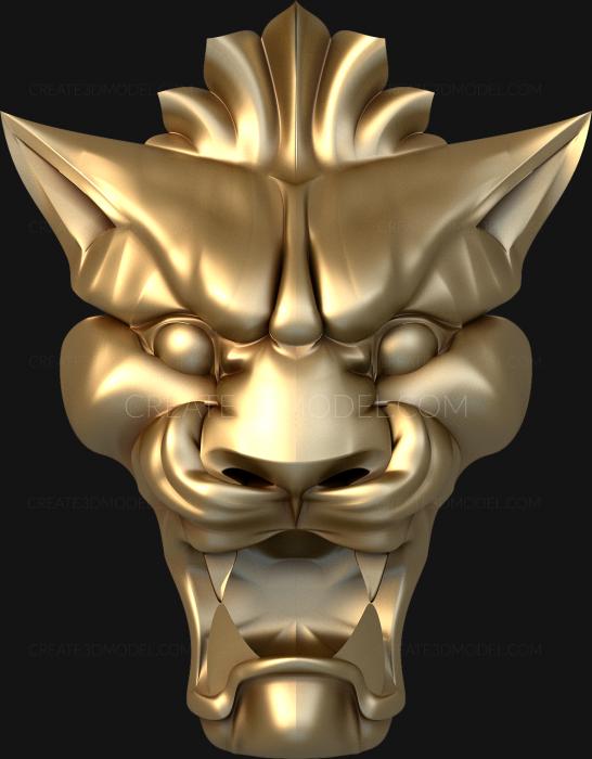 نموذج ثلاثي الأبعاد لآلة CNC قناع 