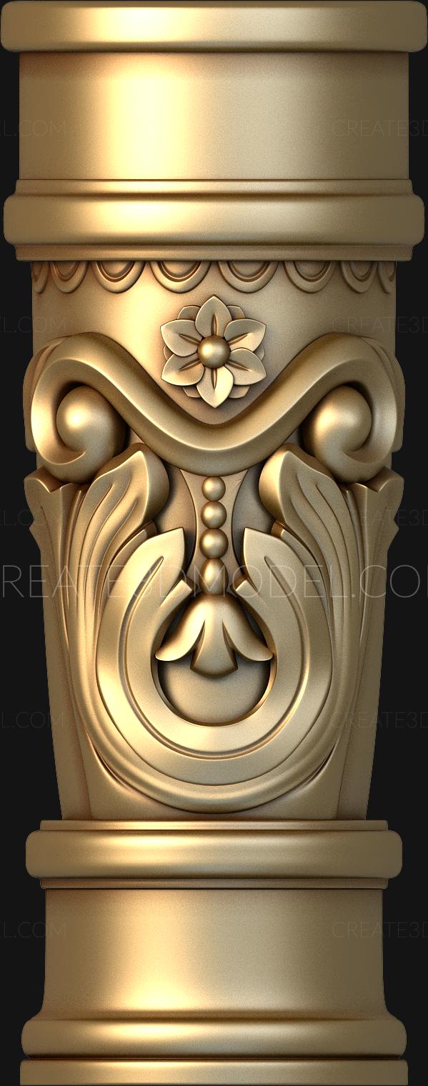 Legs (NJ_0007) 3D model for CNC machine