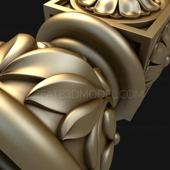 Legs (NJ_0012) 3D model for CNC machine