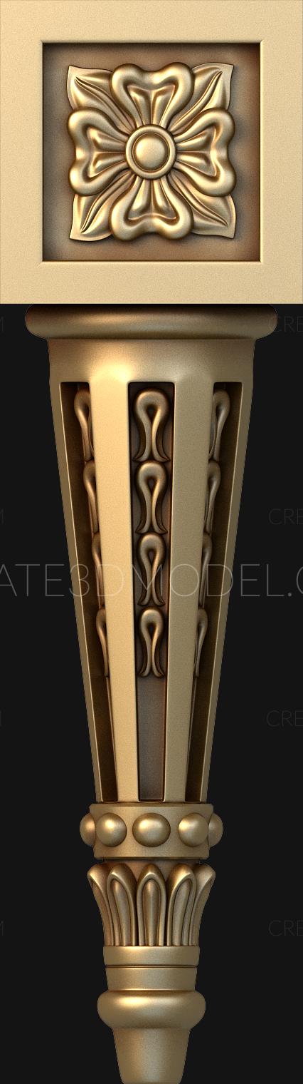 Legs (NJ_0090-2) 3D model for CNC machine